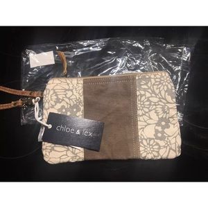 New canvas wallet coin purse by Chloe & Lex